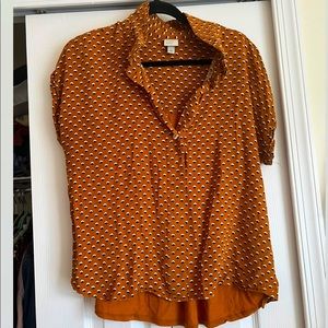 Burnt Orange Blouse